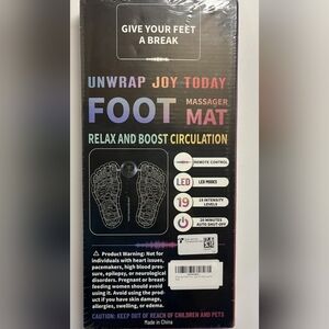 Foot Massager Unwrap Joy Today Mat w/ LED Modes Relax Boost Circulation